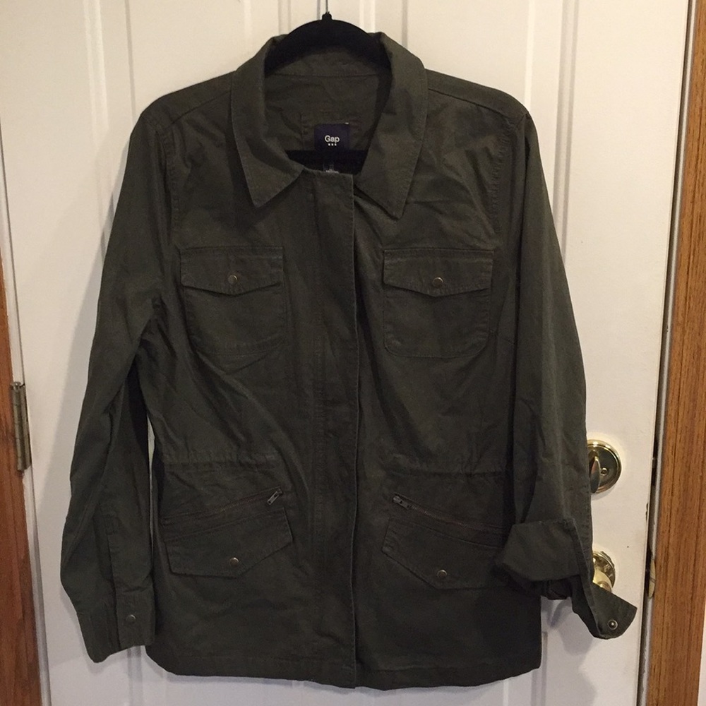 NWT GAP Utility Jacket Slope Brown (Green)